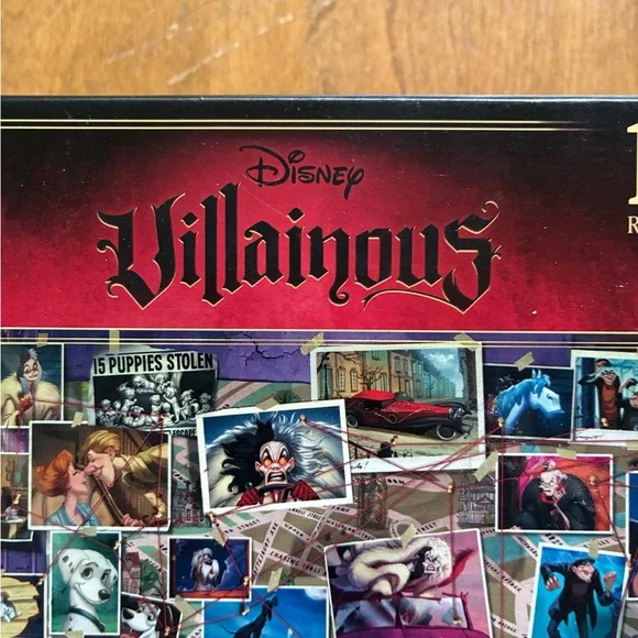 Ravensburger Disney Villainous Puzzle - Red and Black - Picture 2 of 10